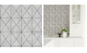 Brewster Home Fashions Intersection Geometric Wallpaper - 396" x 20.5" x 0.025"